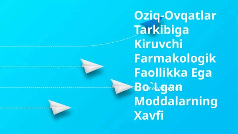 Oziq-Ovqatlar Tarkibiga Kiruvchi Farmakologik Faollikka Ega Bo`Lgan Moddalarning Xavfi
