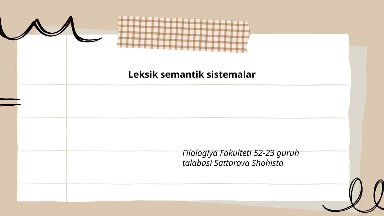 Leksik semantik sistemalar