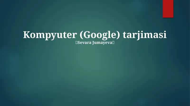Google Translate