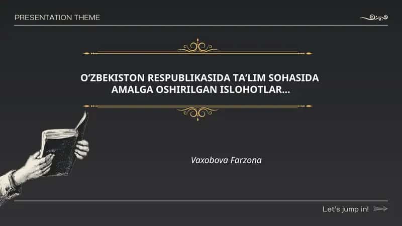 Maktabgacha ta'lim tizimining rivojlantirilishi