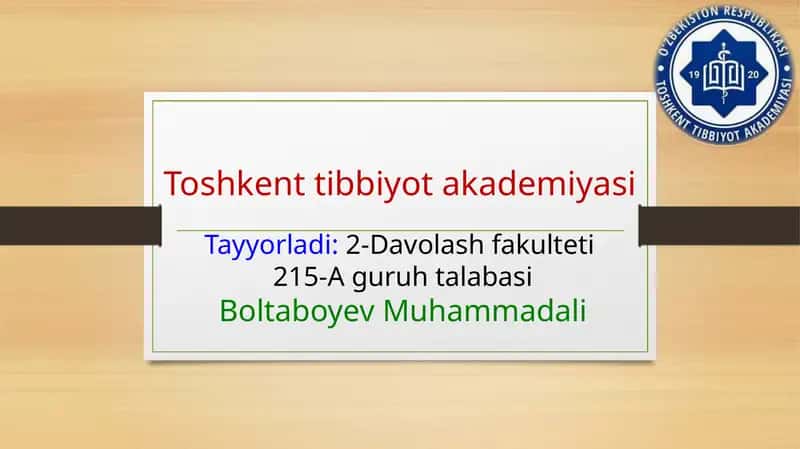 Go'dakning terisi