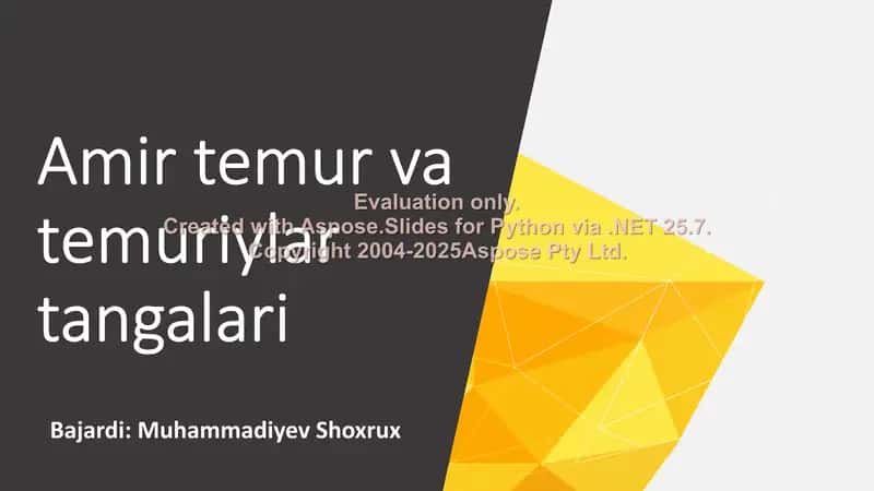 Amir Temur va Temuriylar Tangalari
