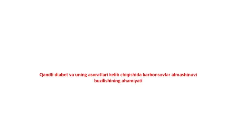 Uglevodlar