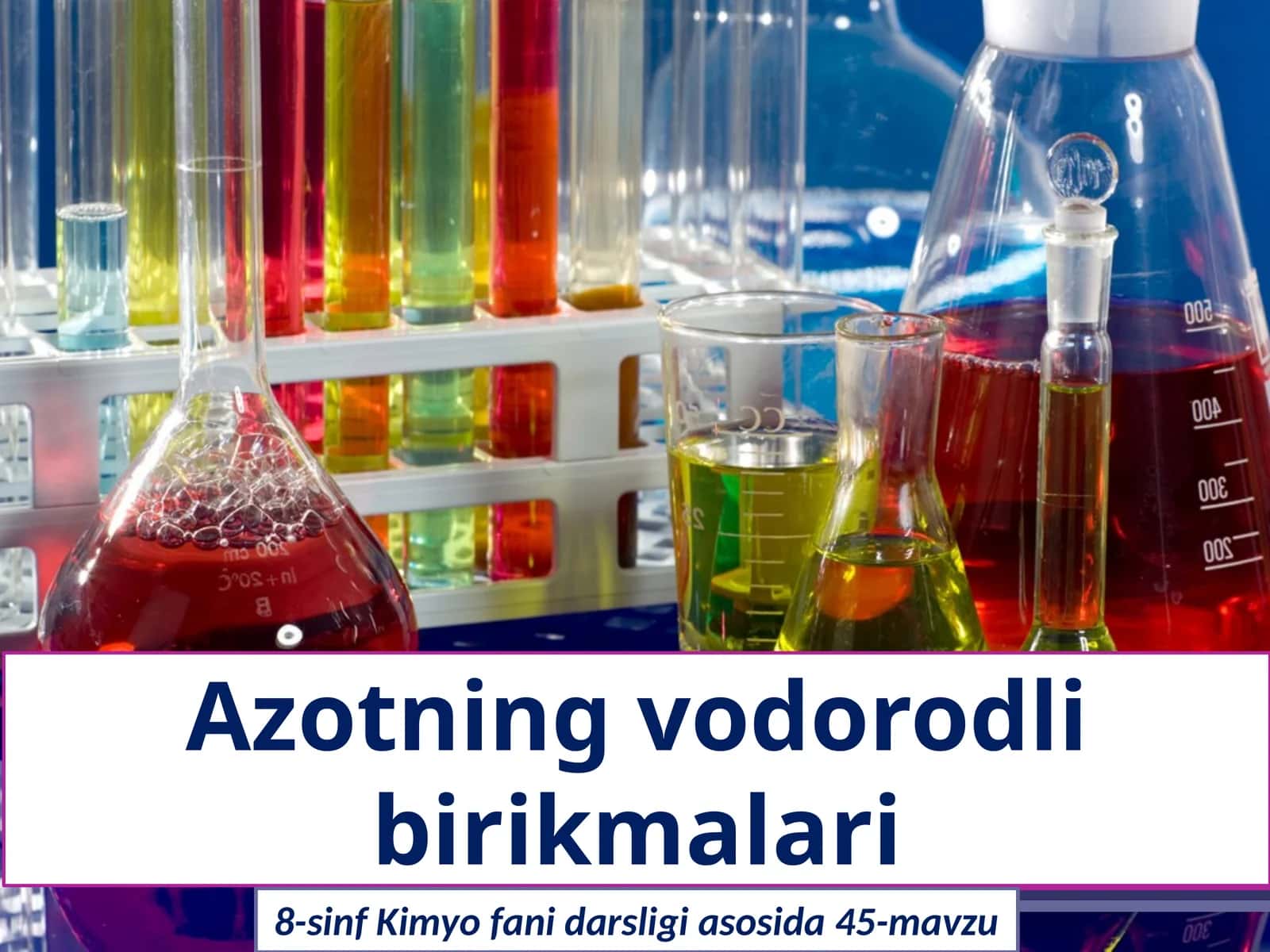 Azotning vodorodli birikmalari