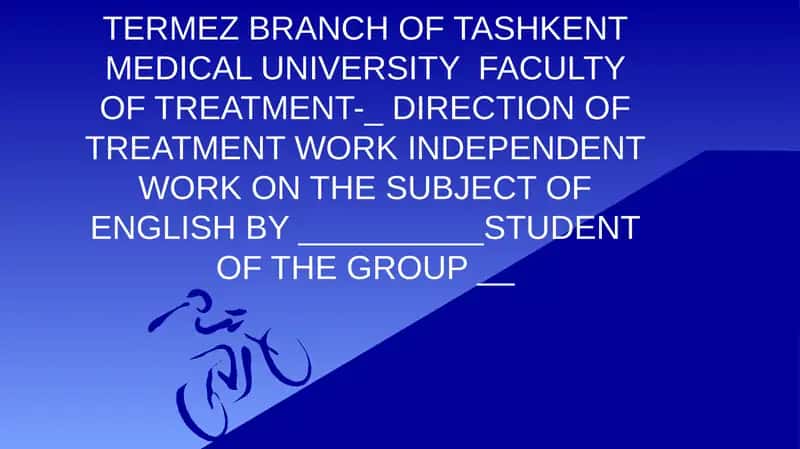 Patient Admission Form in English