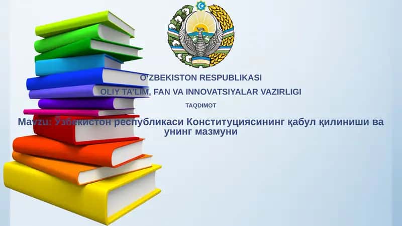 O'zbekiston Respublikasi Konstitutsiyasi