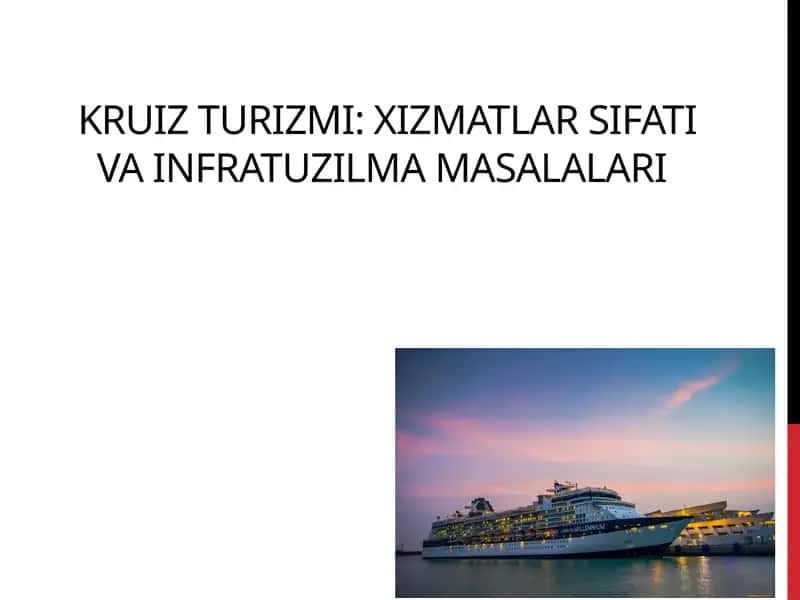 Kruizturizmi
