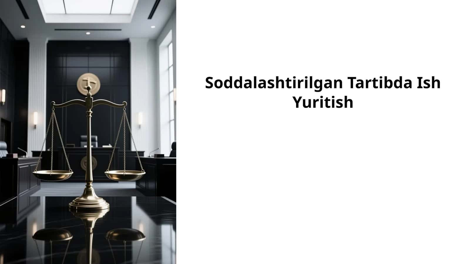 Soddalashtirilgan Ish Yuritish