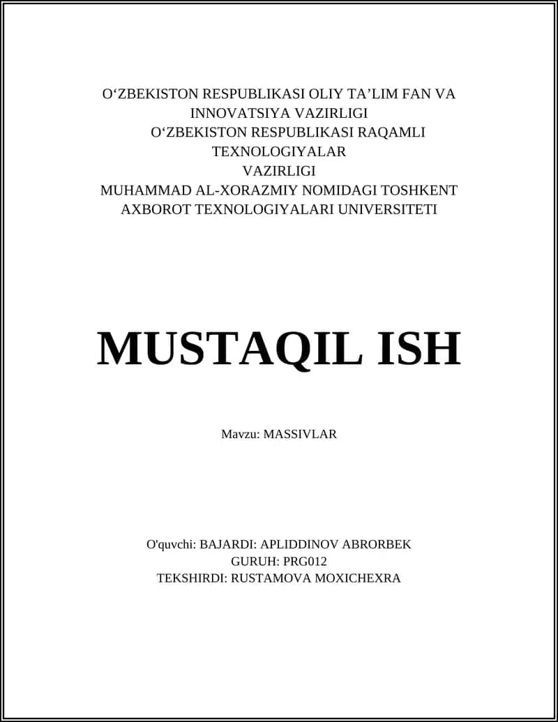 MASSIVLAR
