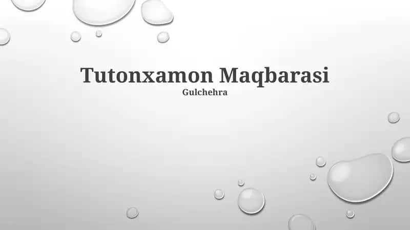 Tutonxamon Maqbarasi