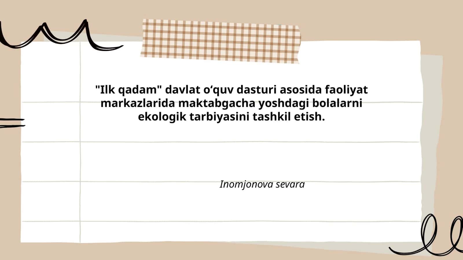 "Ilk qadam" davlat oʻquv dasturi