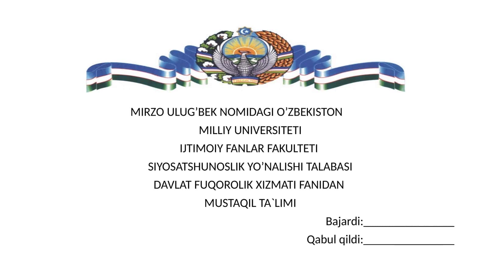 Davlat xizmati