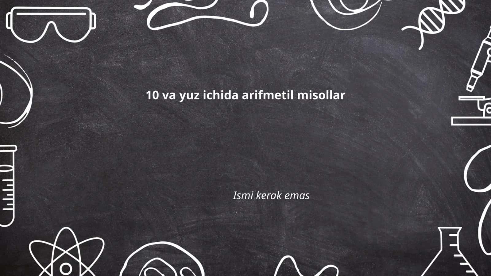 Qo‘shish misollari