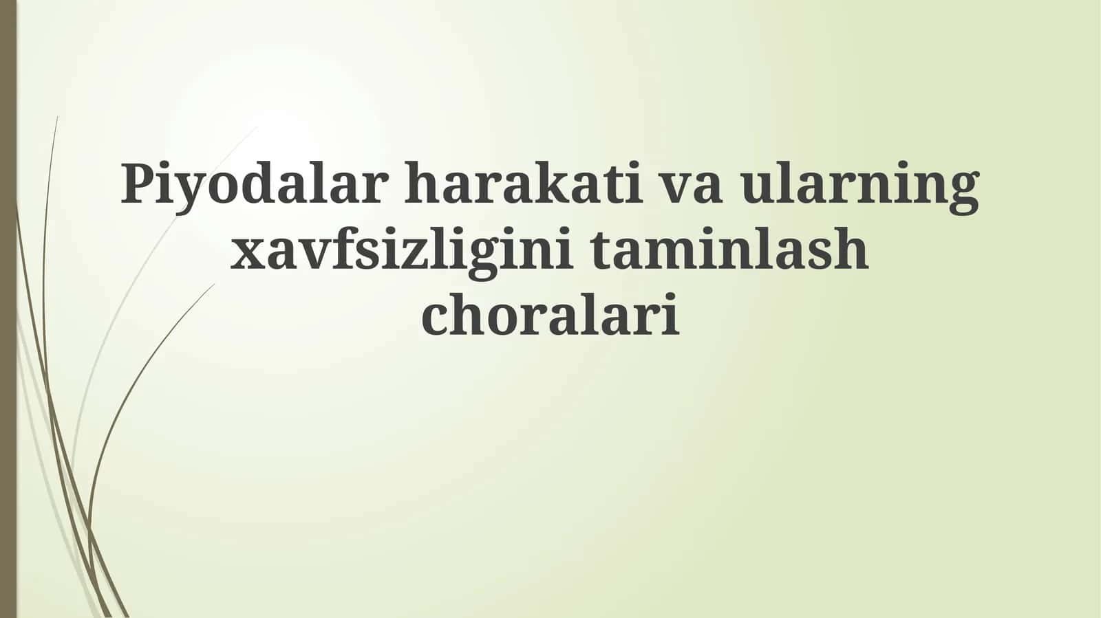 Piyodalar harakati: Tushuncha va ahamiyat