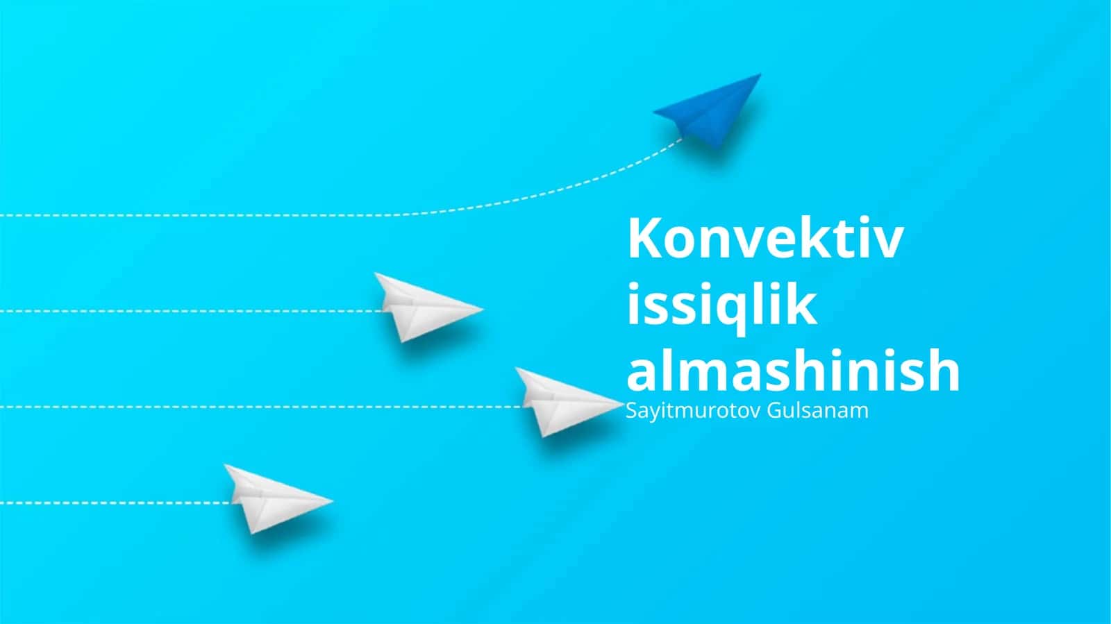 Konvektiv issiqlik almashinish