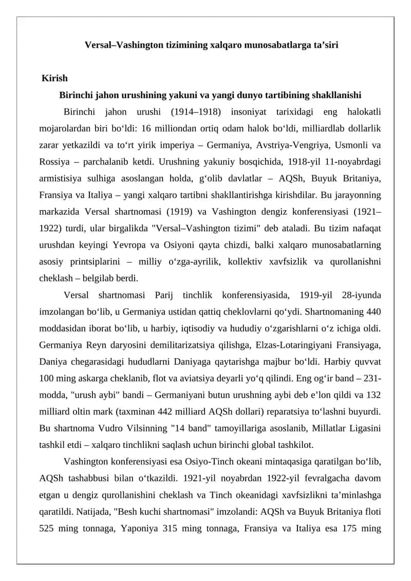 Versal–Vashington tizimi