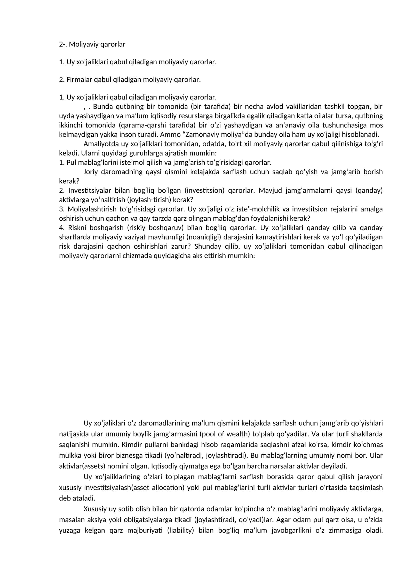 Moliyaviy qarorlar