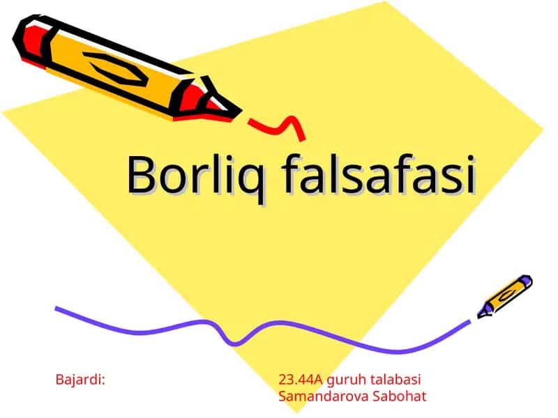 Borliq falsafasi