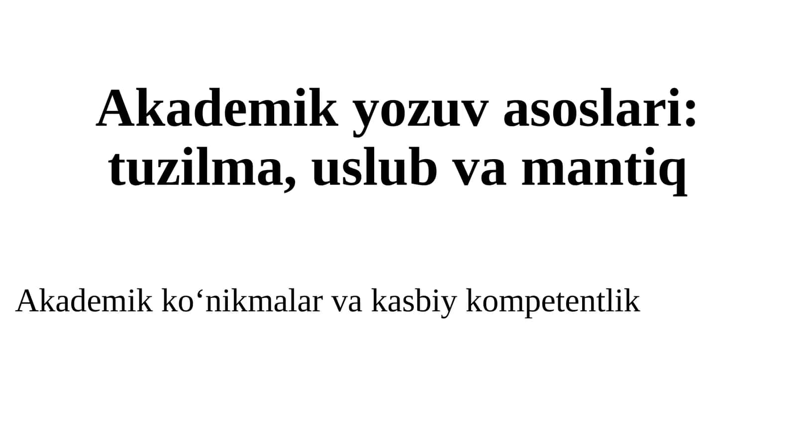 Akademik yozuvasosi