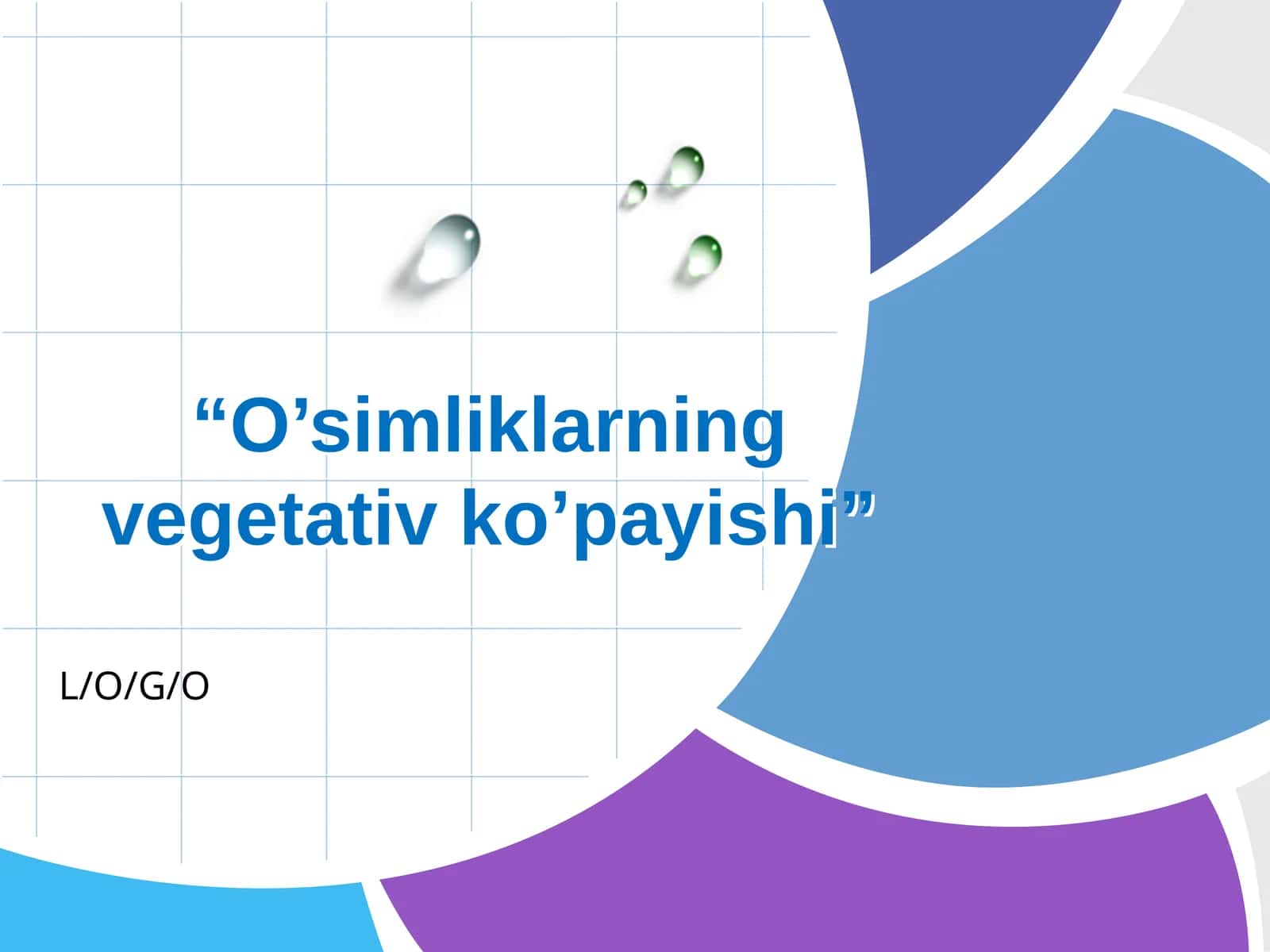 O’simliklarning vegetativ ko’payishi