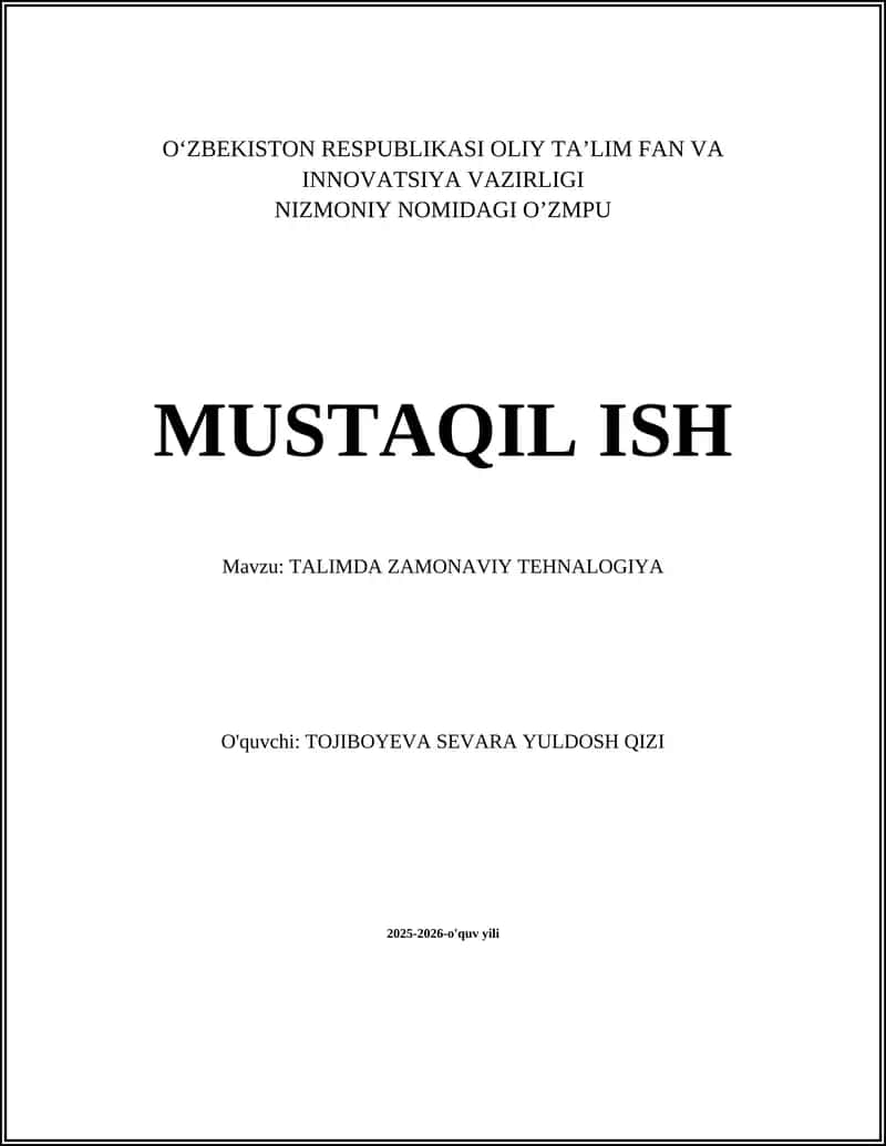 Raqamli ta'lim platformalari va LMS