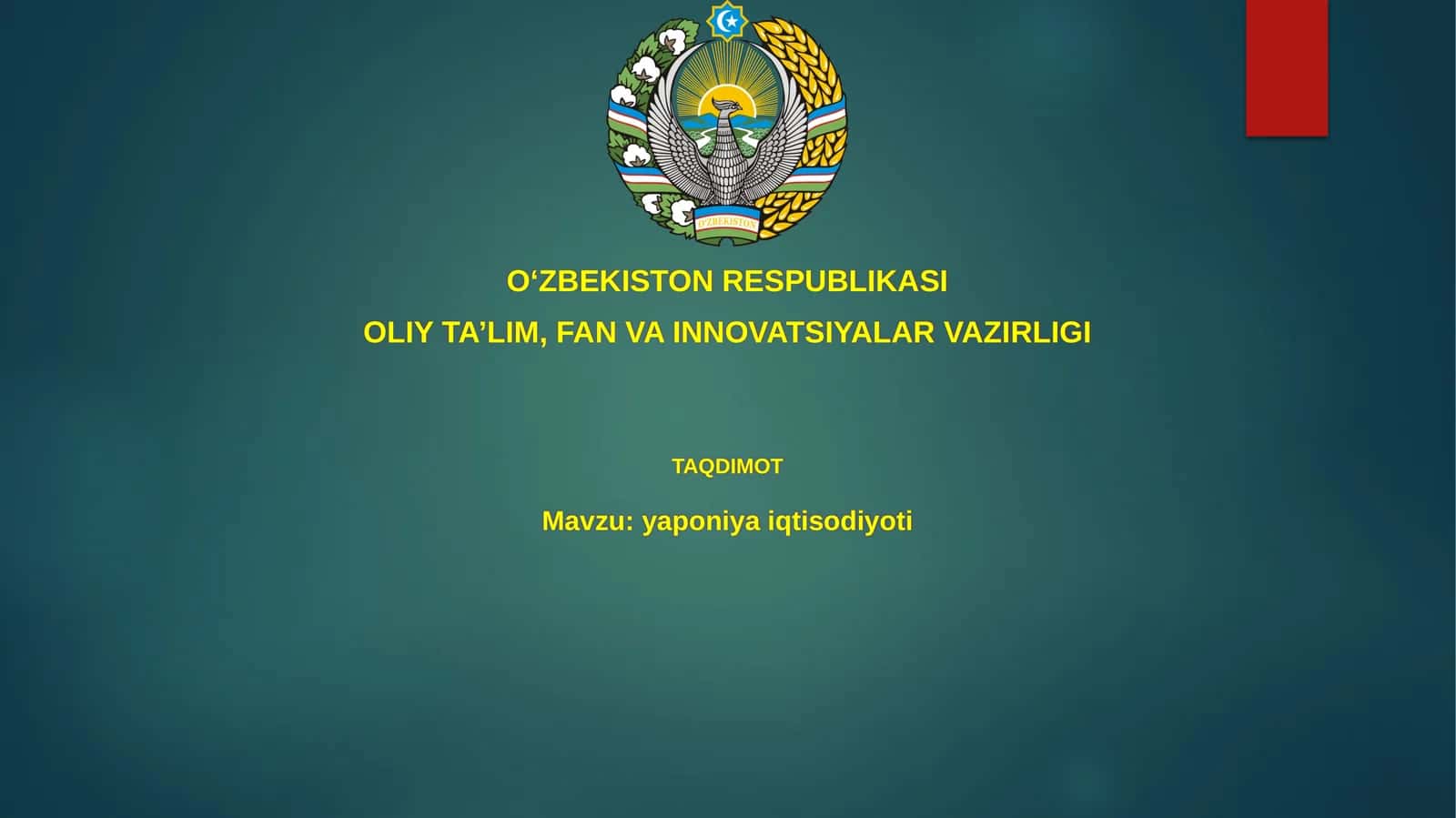 Yapon iqtisodiyoti