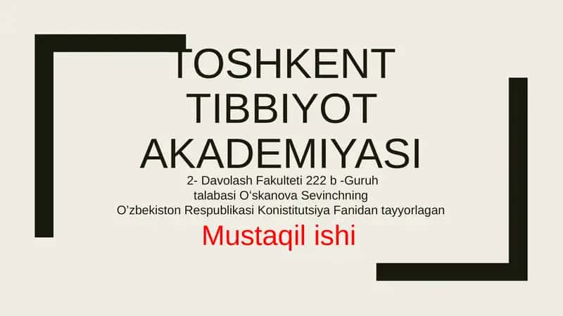 Odil sudlov tushunchasi