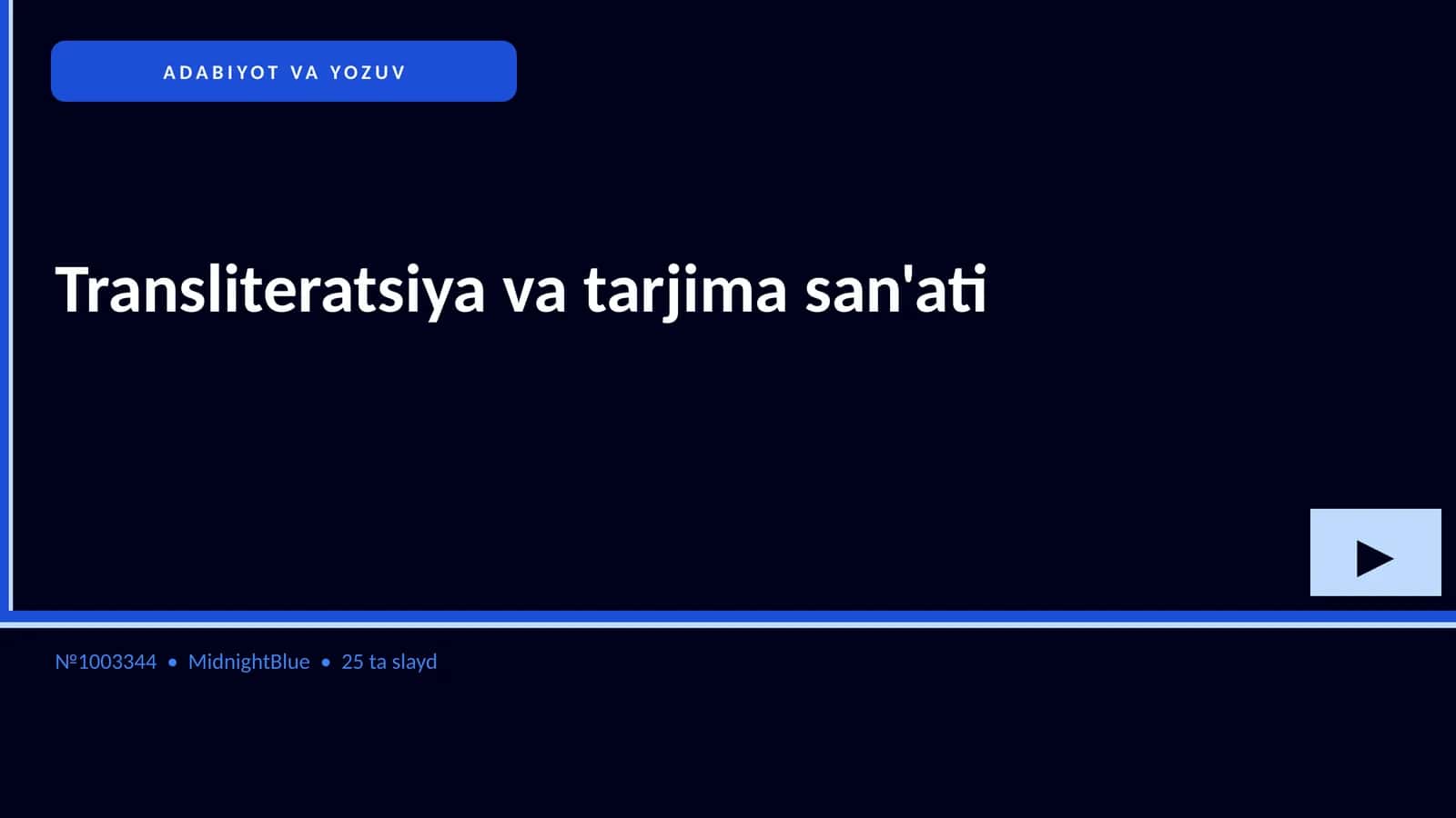 Transliteratsiya va tarjima san'ati