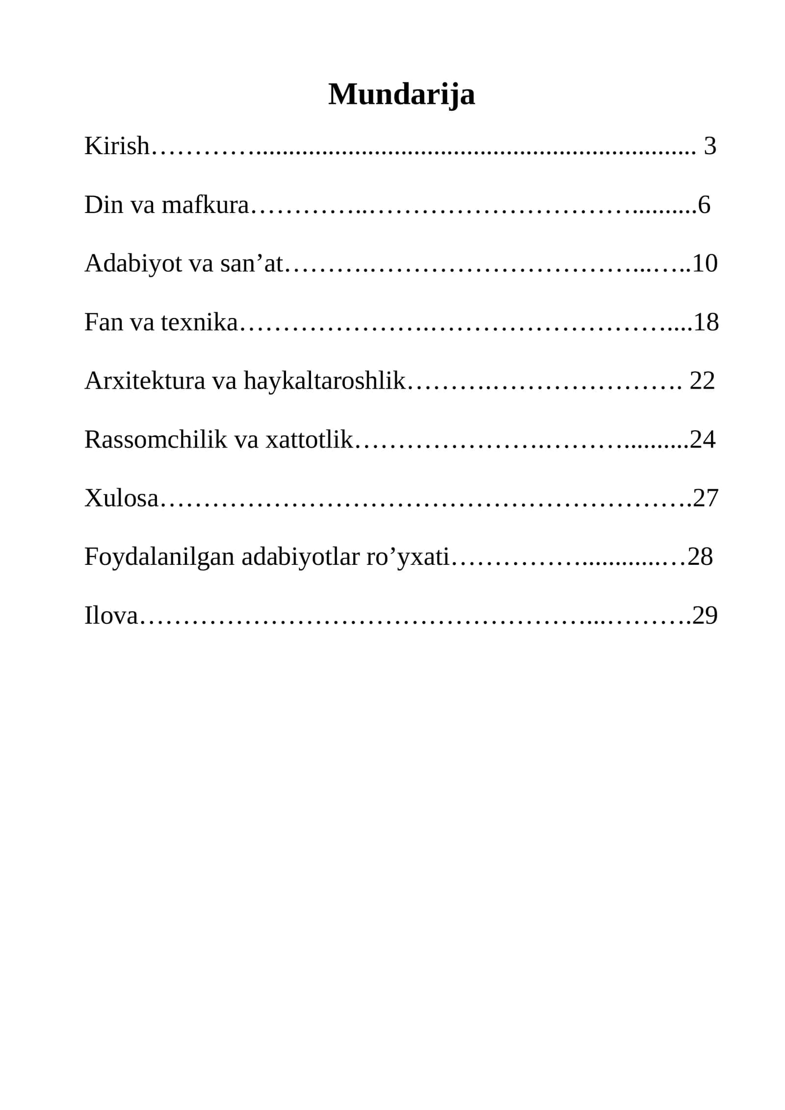 ILK O’RTA ASRLARDA XITOY MADANIYATI