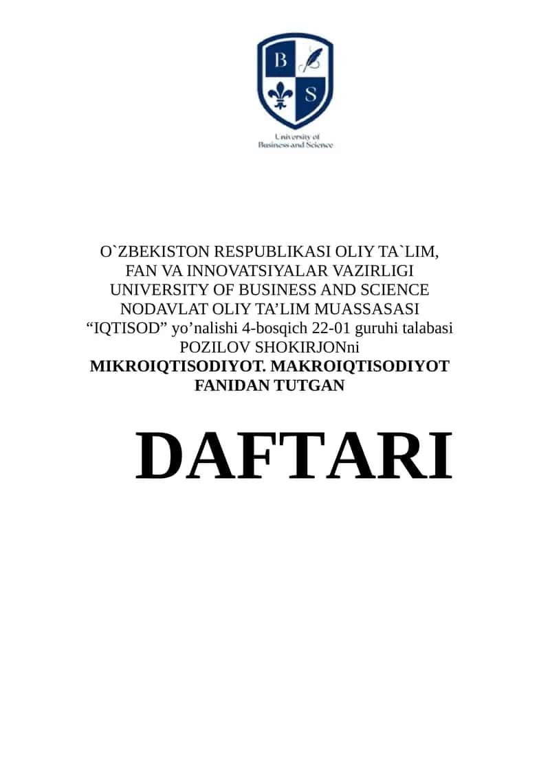Makroiqtisodiyot
