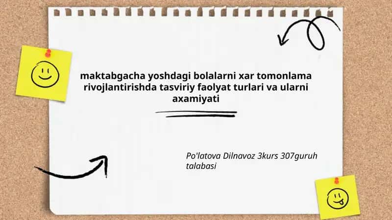 Tasviriy faolyat turlari
