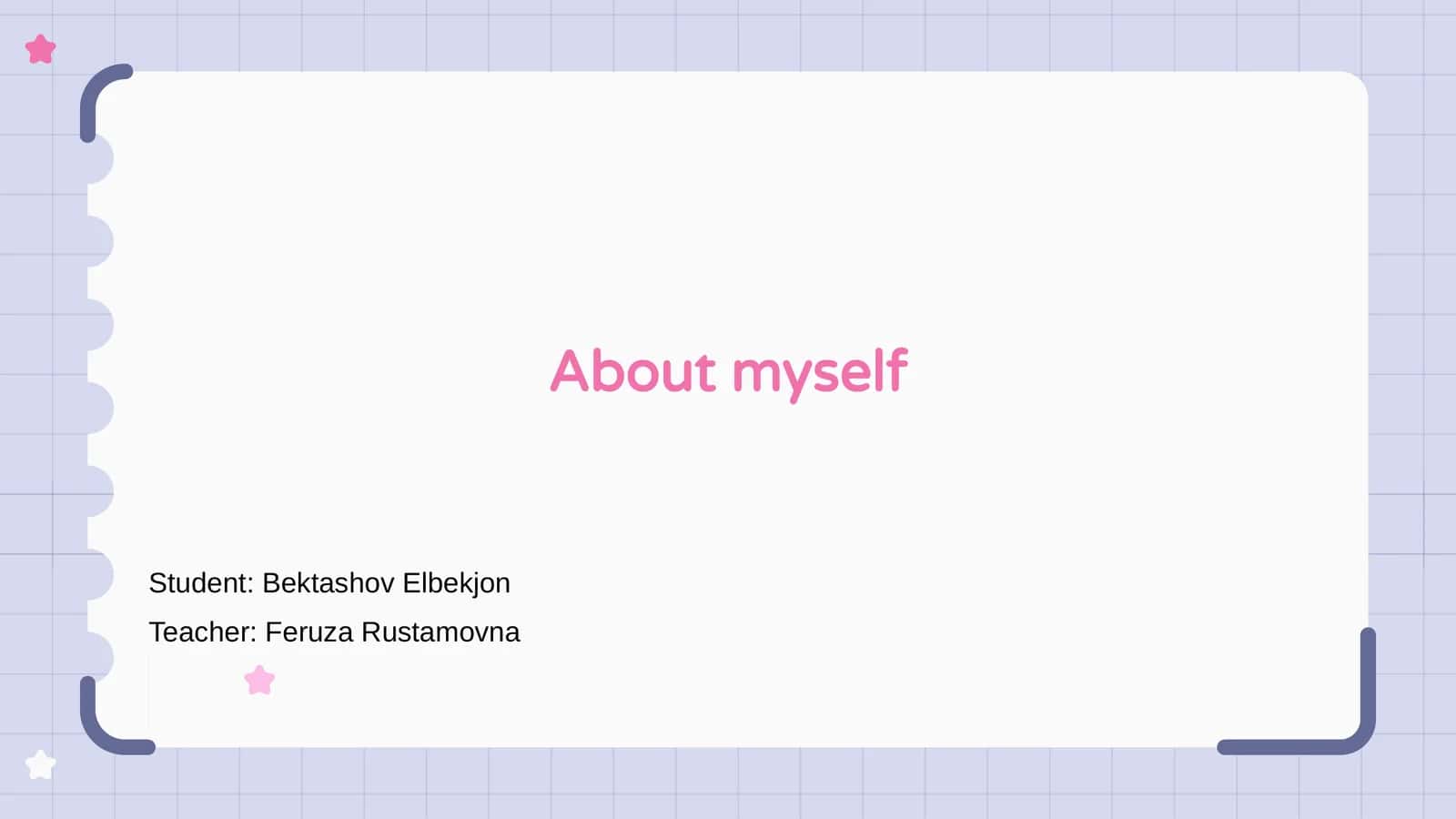 About Myself