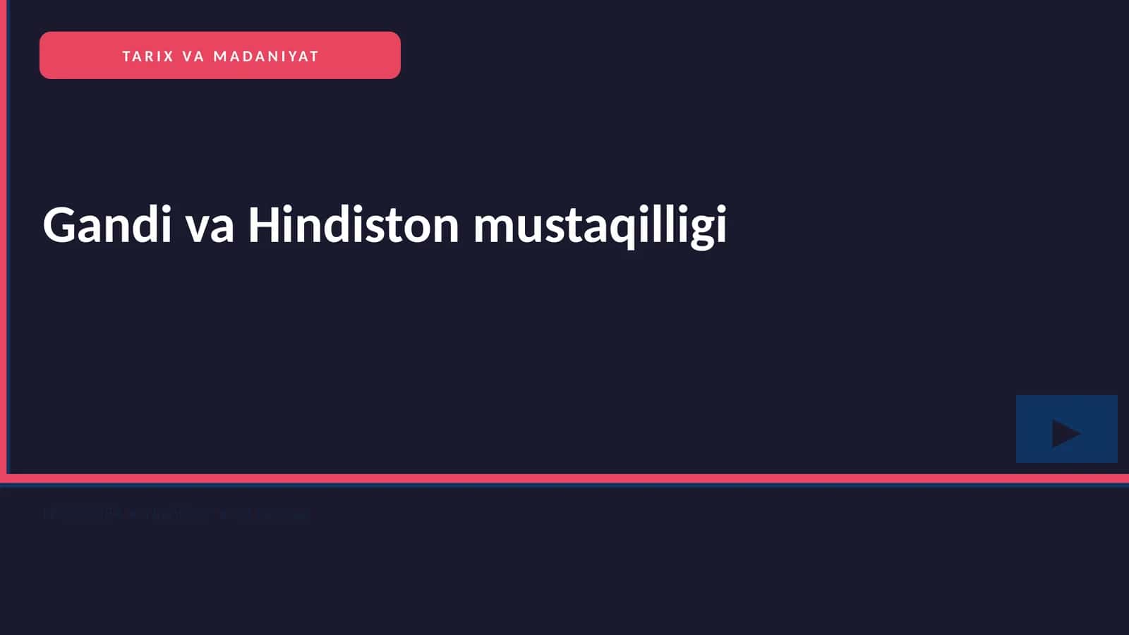 Gandi va Hindiston mustaqilligi
