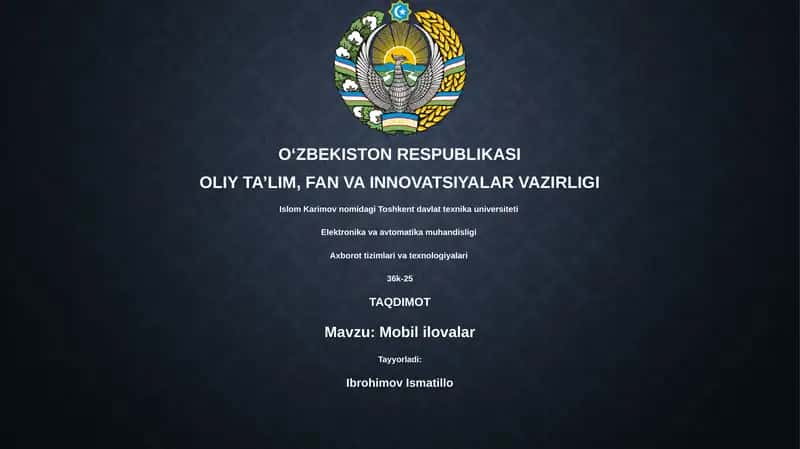 Mobil ilovalar