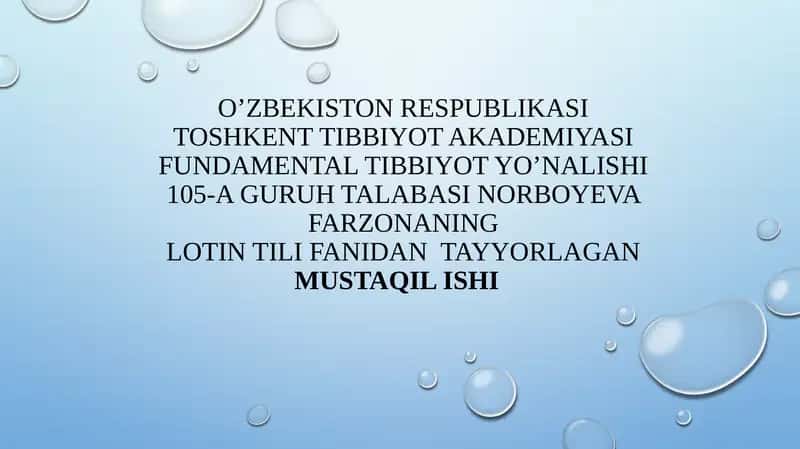 San’atning Tibbiyotdagi roli