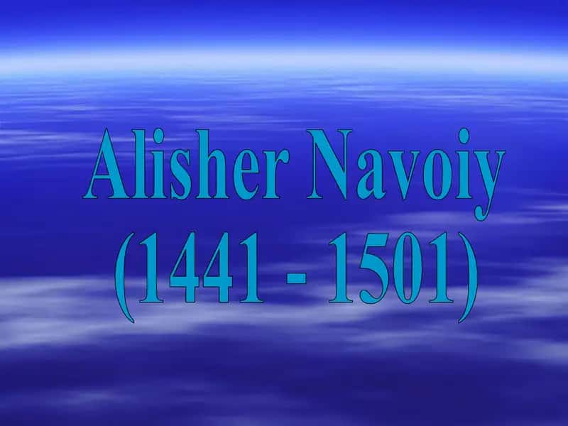 Alisher Navoiy