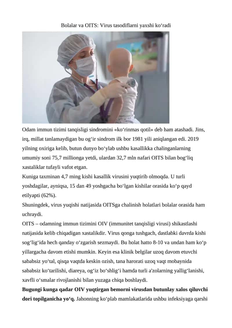 OITSga chalinish holatlari