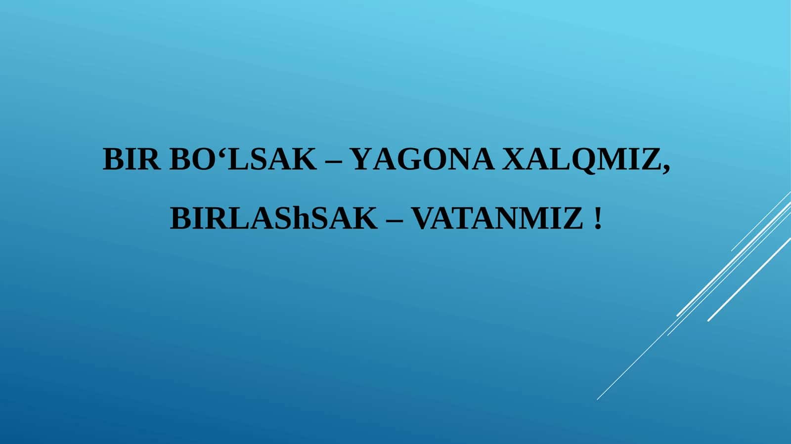 Yangi O‘zbekiston
