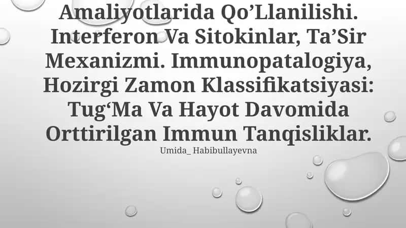 Monoklonal Antitelalar, Olish Usullari Va Meditsina Amaliyotlarida QoʼLlanilishi