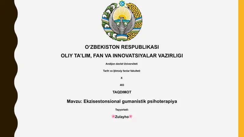 Ekzisestonsional gumanistik psihoterapiya