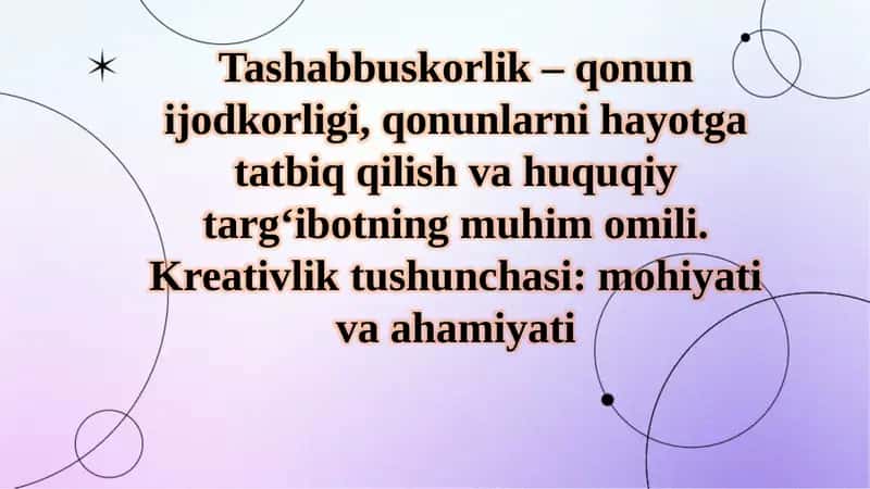Zamonaviy jamiyatda huquq
