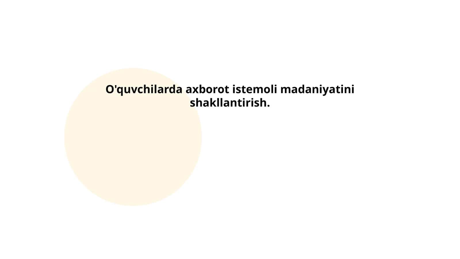 O'quvchilarda axborot istemoli madaniyatini shakllantirish