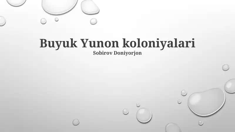 Buyuk yunon koloniyalari