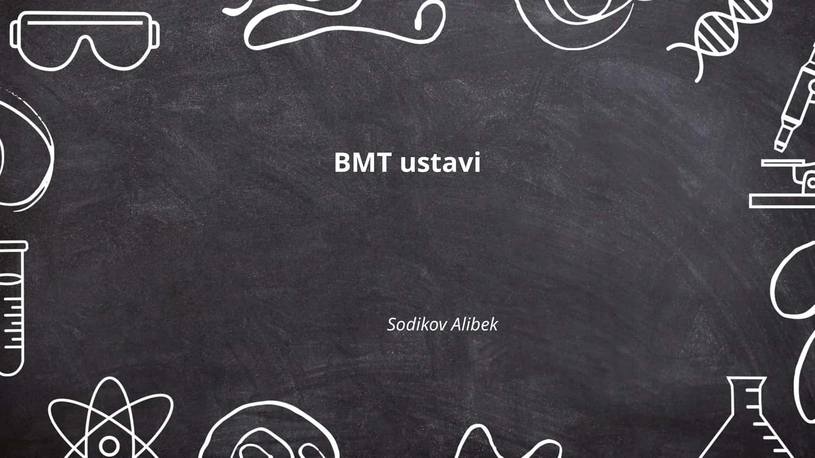 BMT ustavi