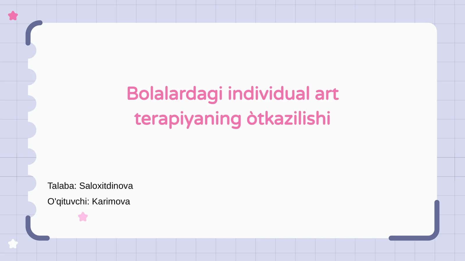 Individuaĺ san'at terapiyasi