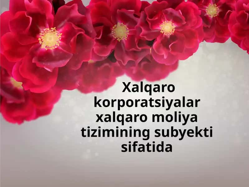Xalqaro moliya
