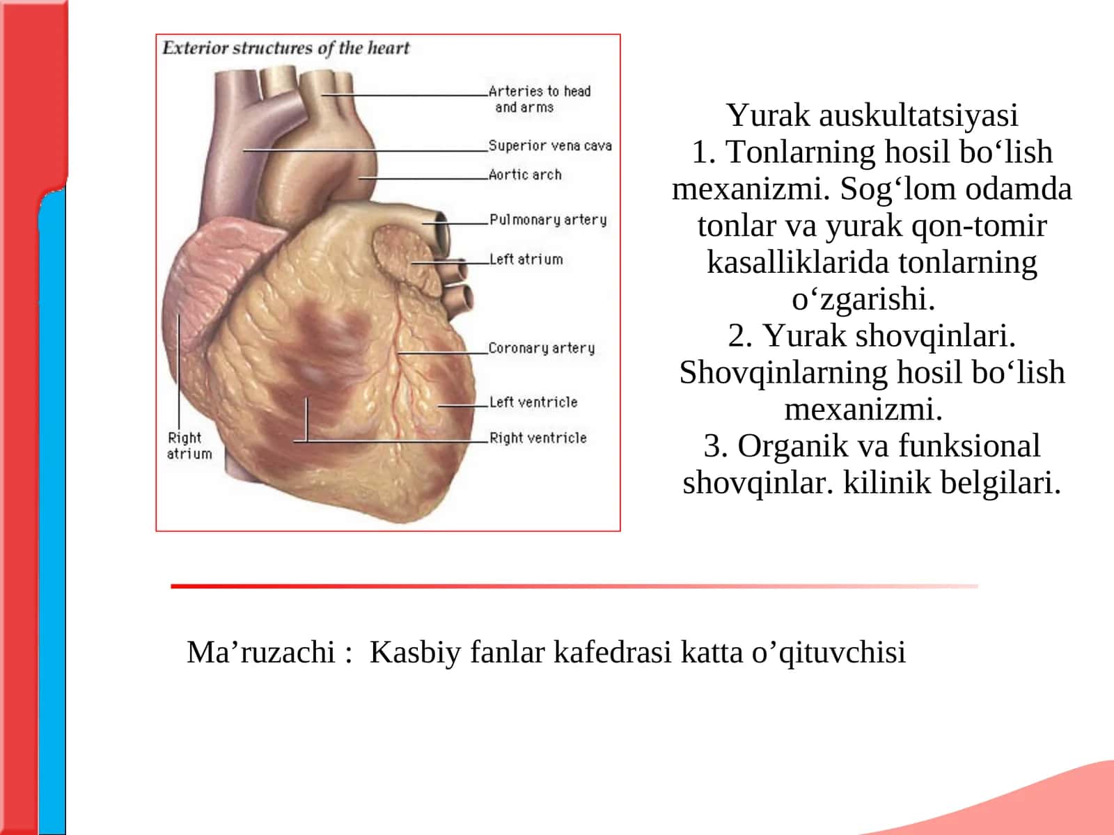 Yurak auskultatsiyasi