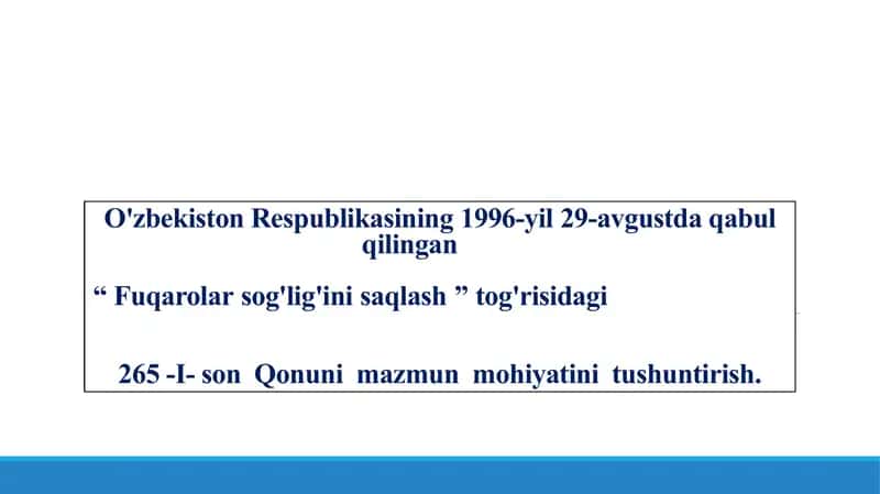 Fuqarolar Sog'ligi Saqlash