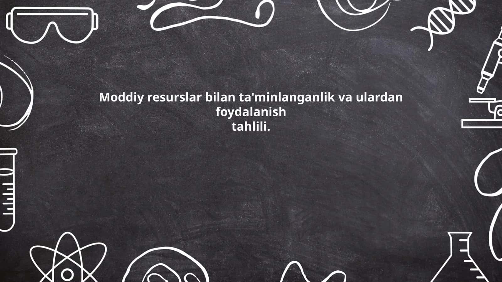 Moddiy resurslar aloqasi