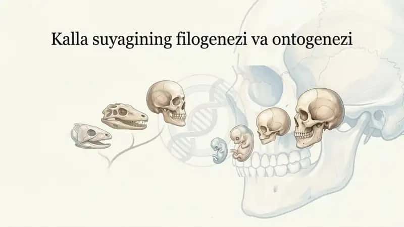 Kalla suyagining filogenezi va ontogenezi